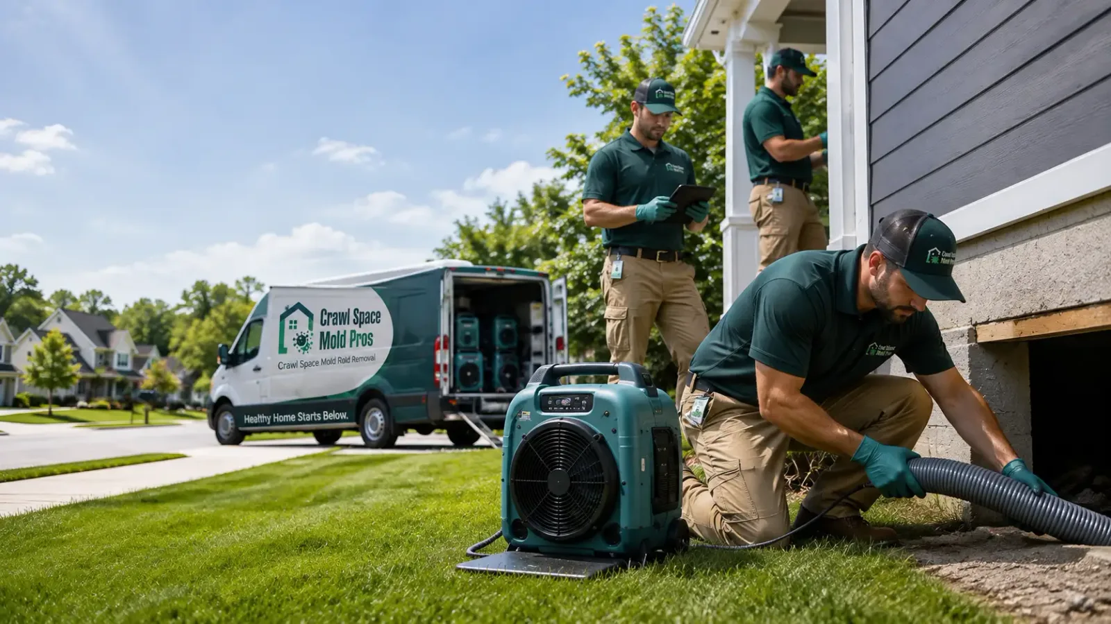 Crawl Space Mold Removal in Mount Pleasant, WI